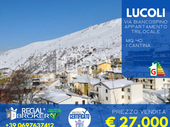 Lucoli (AQ), Casa di Montagna zona Campo Felice