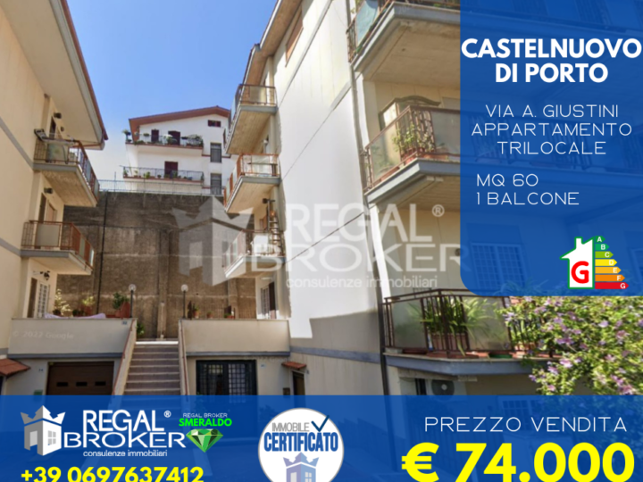 Castelnuovo di Porto, trilocale ristrutturato