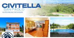 Civitella San Paolo, villa unifamiliare divisibile in 5 unità