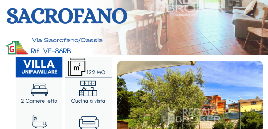 Sacrofano, villa unifamiliare immersa nel verde