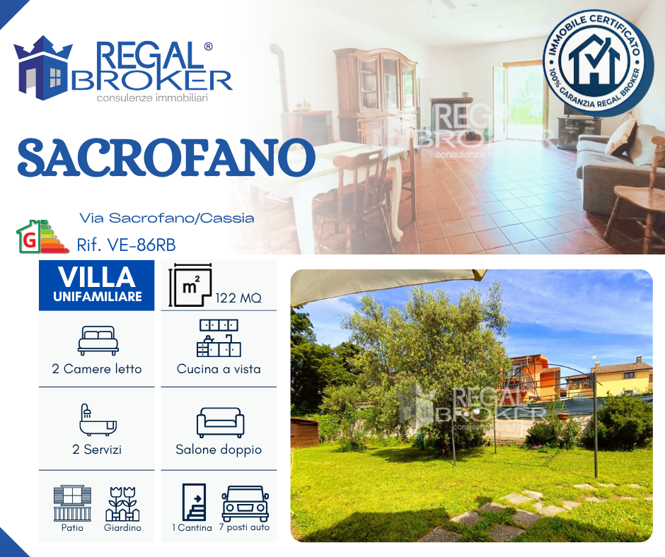 Sacrofano, villa unifamiliare immersa nel verde