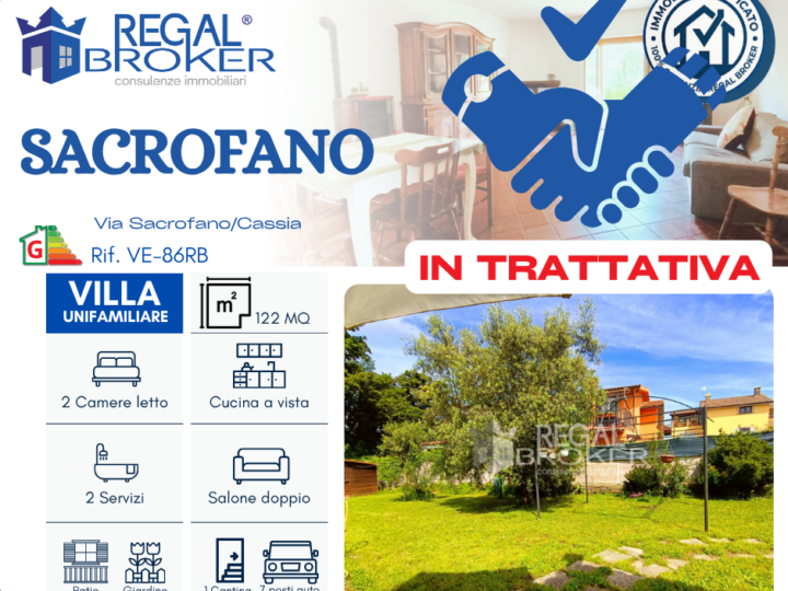 Sacrofano, villa unifamiliare immersa nel verde