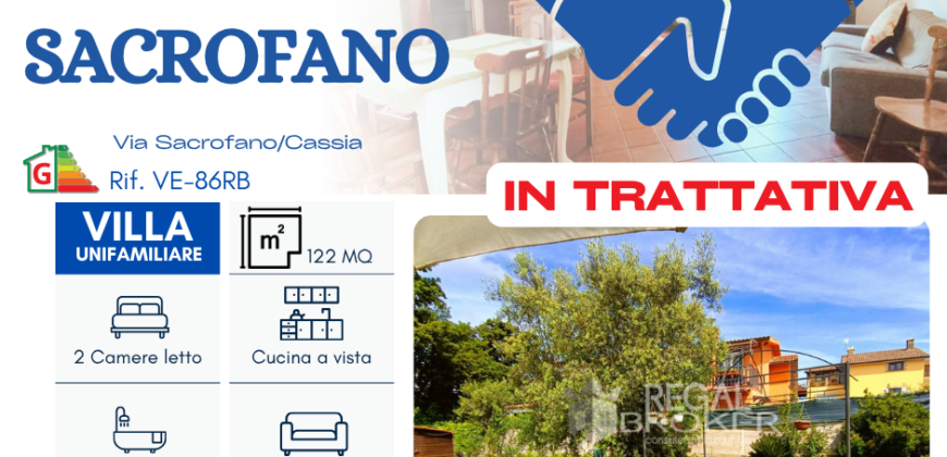 Sacrofano, villa unifamiliare immersa nel verde