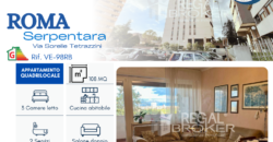 Roma Serpentara, quadrilocale con posto auto
