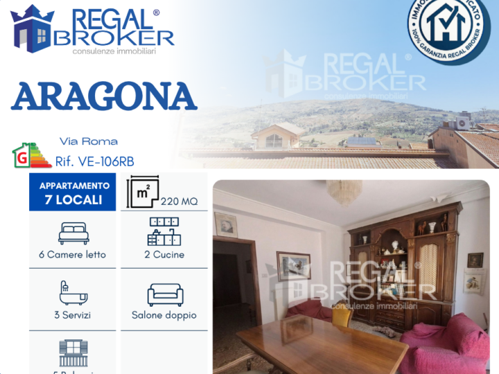 Aragona, appartamento divisibile in due unità immobiliari