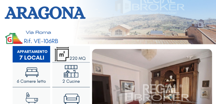 Aragona, appartamento divisibile in due unità immobiliari