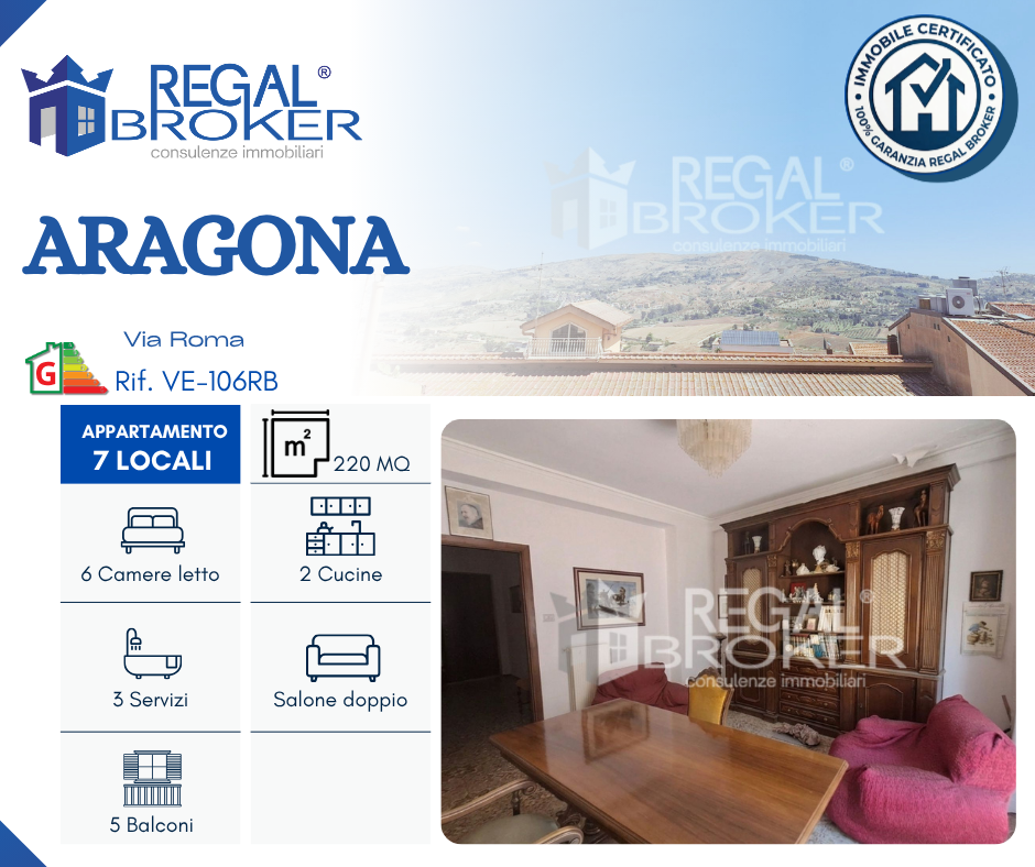Aragona, appartamento divisibile in due unità immobiliari