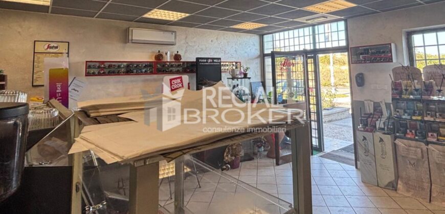 Castelnuovo di Porto, licenza Bar/tabaccheria e mura