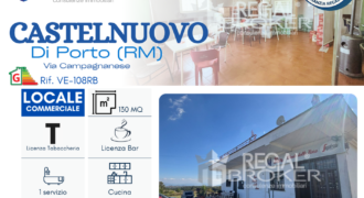 Castelnuovo di Porto, licenza Bar/tabaccheria e mura