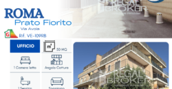 Roma Prato Fiorito, ufficio con posto auto